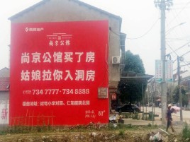 灌阳墙体广告在乡镇、农村市场的媒体优势