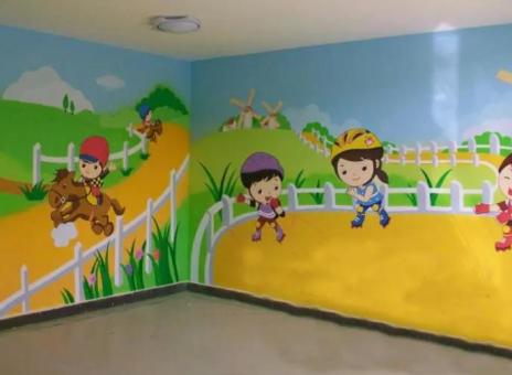 灌阳幼儿园墙体彩绘制作流程及注意事项