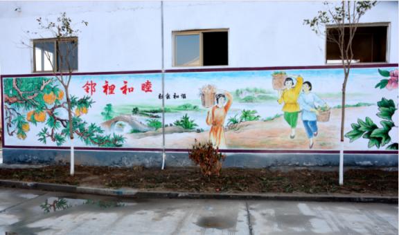 灌阳乡镇文化墙 乡风文明焕发新活力